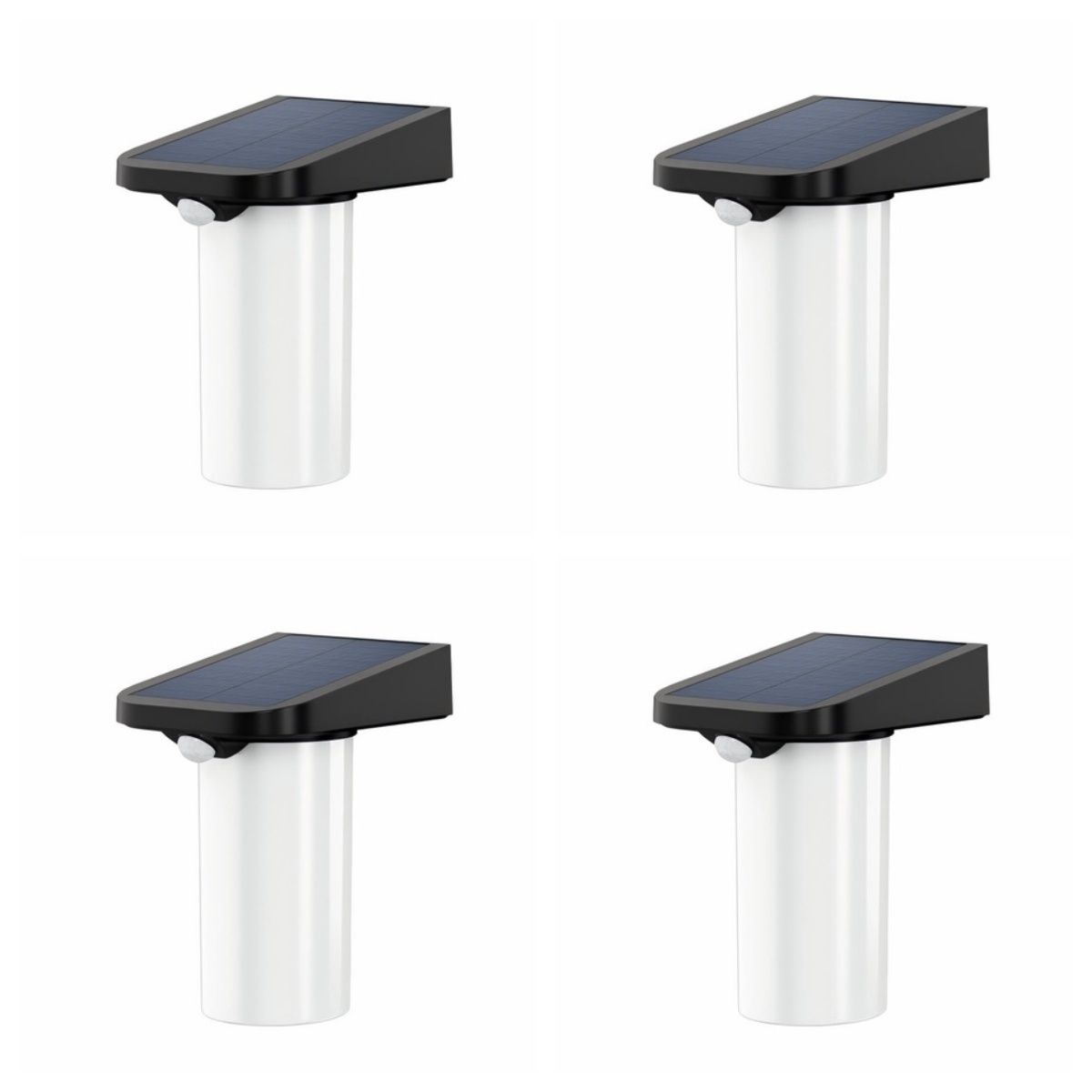 Ecomlight 4 Pack Solar LED Wall Light with Motion Sensor -IPX4
