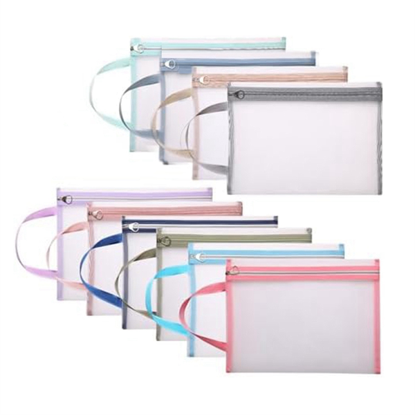 Mesh Zipper Pouch Bags for Organization 10Pcs,Mesh Bags