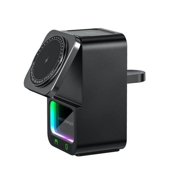 4-in-1 Wireless Charger Bluetooth Speaker - Magnetic Charging Station