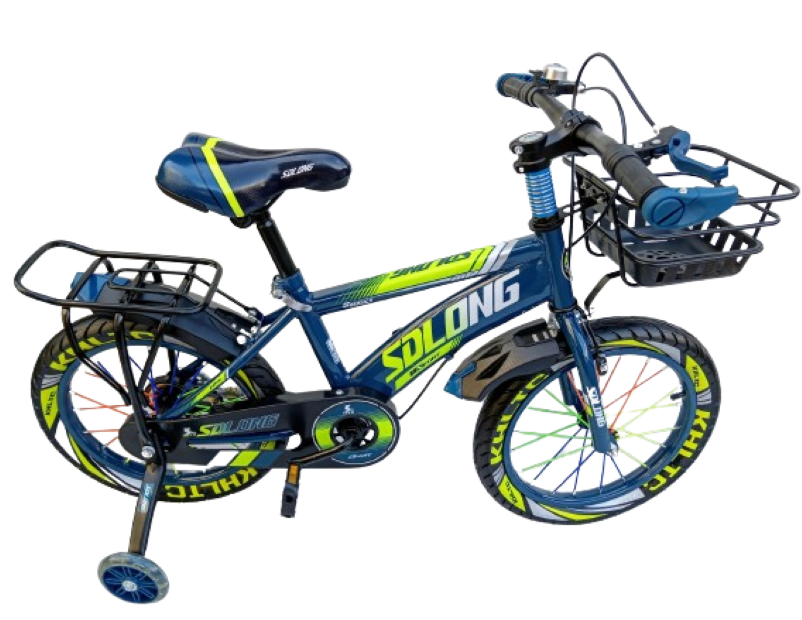 12''/16'' inch Blue and Yellow Dream Racer Bicycle 2-3 Years and 5