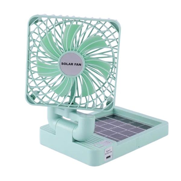 Double Head Solar Charging Fan