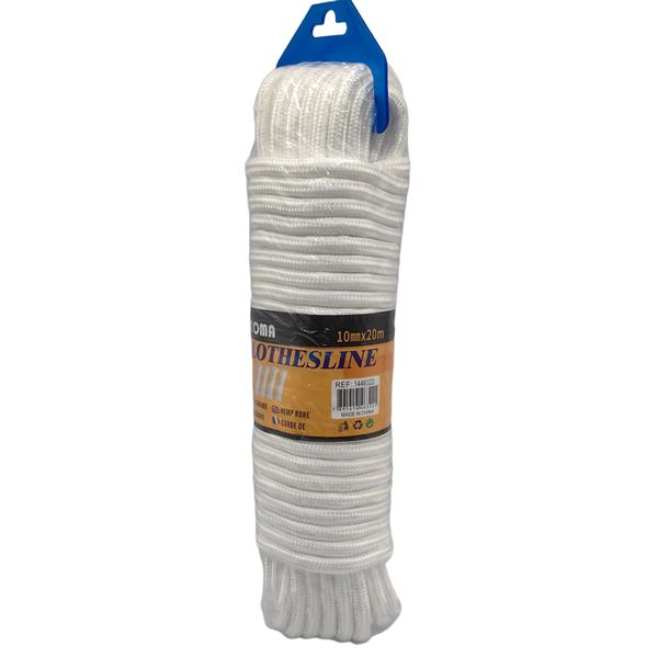 Clothesline Hemp Rope 10mm x 20m