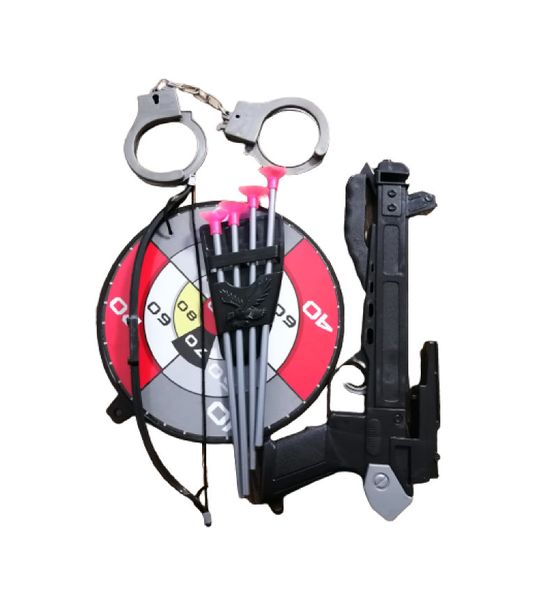 Ninja Sniper Play Shoot Set - Gun, Cuffs, Bow &amp; Arrow, Shooting Board