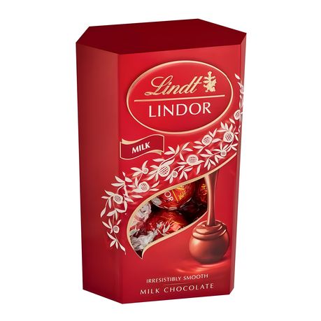 Buy Chocolates LINDT LINDOR MILK, ASSORTED or HAZELNUT 200g. - box with  flower delivery Sofia LaRose