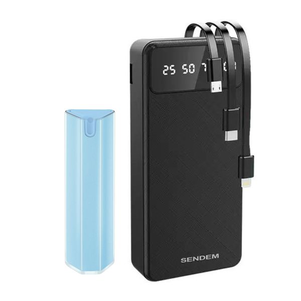 P900 4-1 20000mah Powerbank with 2 in 1 Cleaner