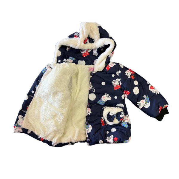 Kids Cool Winter Warm Fashionable Jackets-Blue