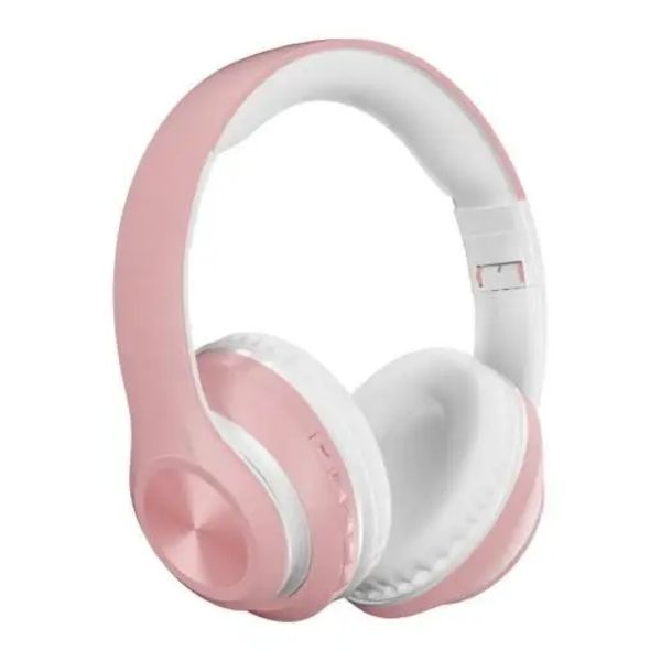 Pink P68 Wireless Headphone with Mic