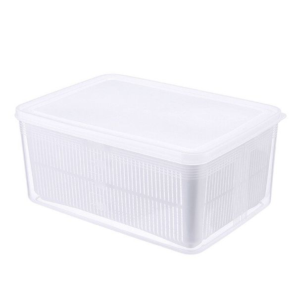 Multi-Purpose 2 in 1 Drain Basket &amp; Food Storage Container Box