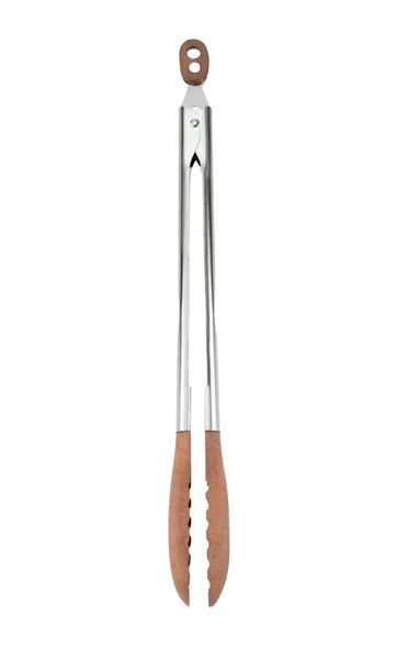 Premium Wooden &amp; Stainless Steel Kitchen Tongs