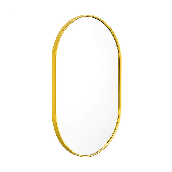 Oval Mirror 50 cm x 70 cm - Aluminum Frame