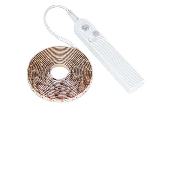 Battery Operated 2M LED Motion Sensor Strip Light -White