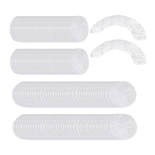 Kingdushi 300Pack Disposable Shower Caps,Waterproof Plastic Bath Caps