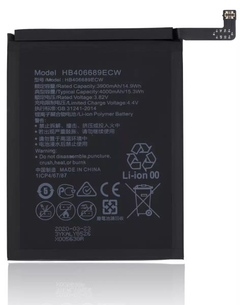 Replacement Battery For Huawei Y7 Prime (HB406689ECW) 4000mAh