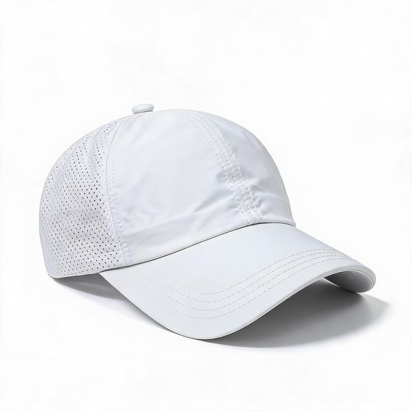 Women's Quick-Drying Baseball Cap with Crossed Ponytail Hole