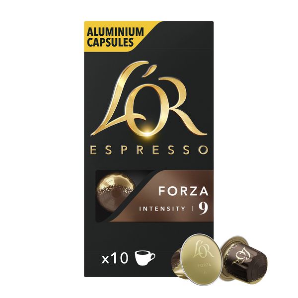 L'OR Forza Intensity 9 - Nespresso Compatible Coffee Capsules - Pack of 10 capsules