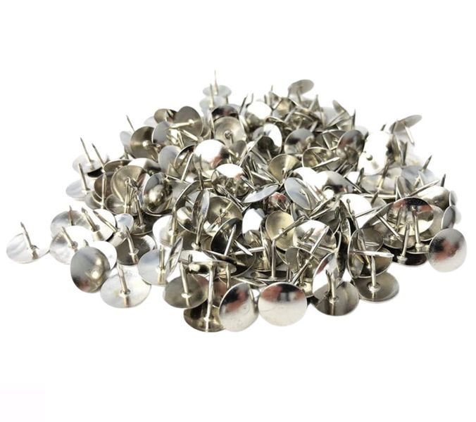 Silver Push Pins for Boards - 200-Piece - Silver