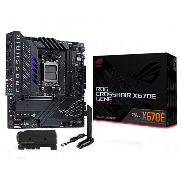 ASUS ROG CROSSHAIR X670E GENE AMD X670E Ryzen Socket AM5 Micro-ATX