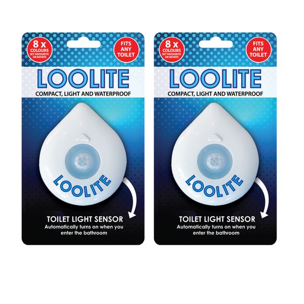 Pack of 2 Loolites Toilet Lights