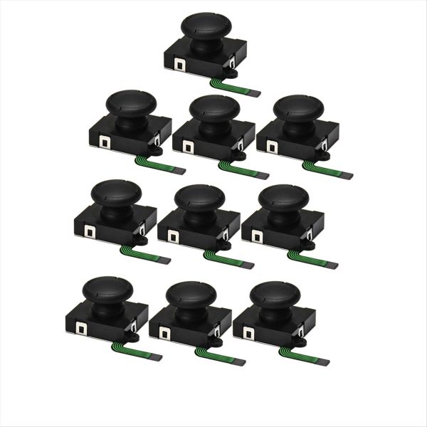 10 Pcs Joystick for Switch Lite 3D Analog Joystick Thumb Sticks for Ns