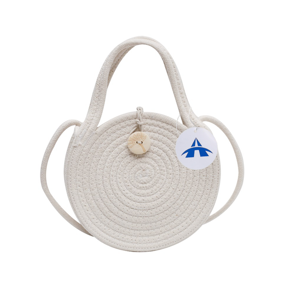 Summer Round Bag Vacation Beach Shoulder Bag Casual Crossbody Bag
