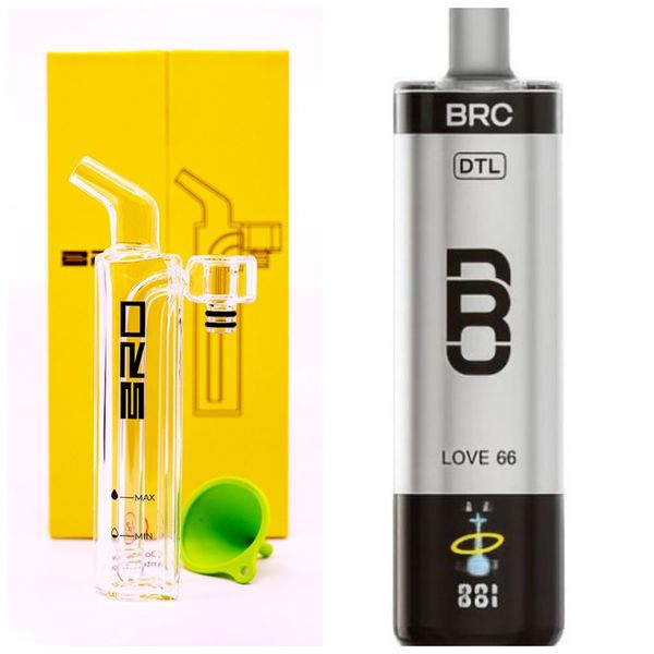Bro Vapes Disposable Hookah &amp; DTL Combo 40k - Love 66