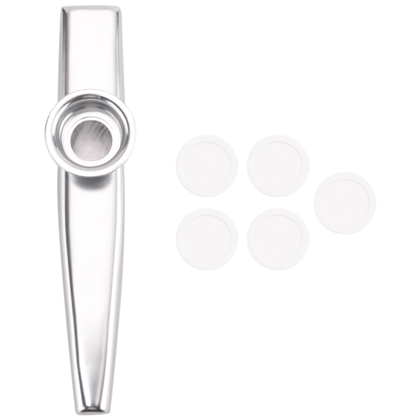 Kazoo Aluminum Alloy Metal With 5 pcs Gifts Flute Diaphragm For Children