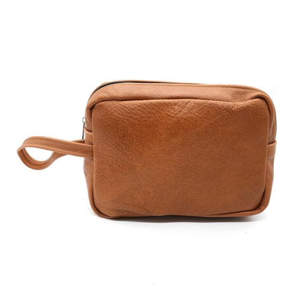 Genuine Leather Toiletry Bag
