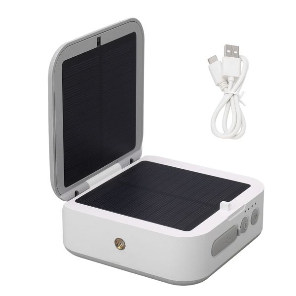 Solar Powered 800LM Magnetic Work Light 360 Rotating With USB