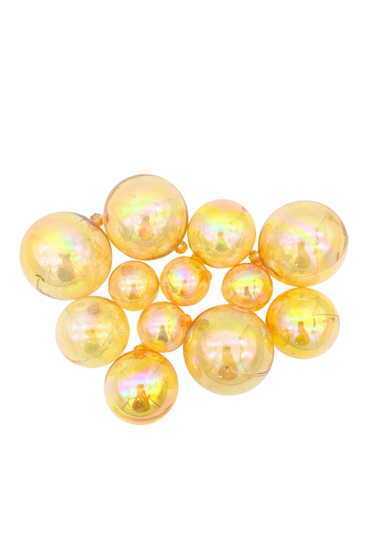 Iridescent Cake Decorating Plastic Bubbles - Packs of 12