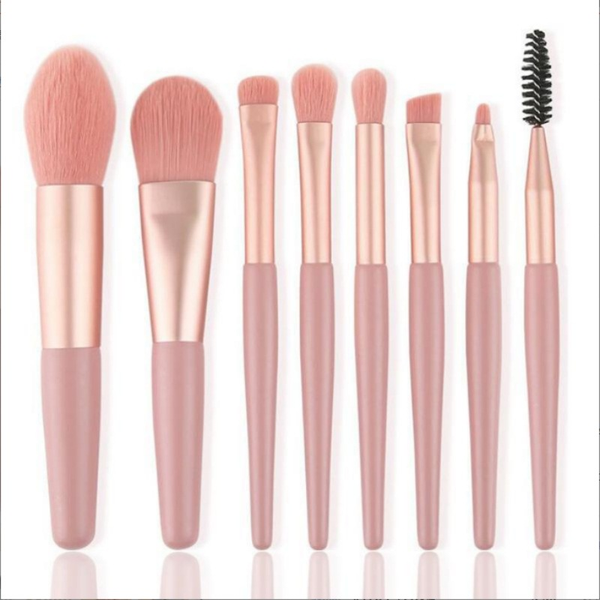 8-Piece Mini Makeup Brush Set