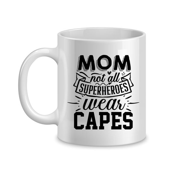 Superheros Coffee Mugs for Mothers Trendy Mom Sayings Graphic Present 064