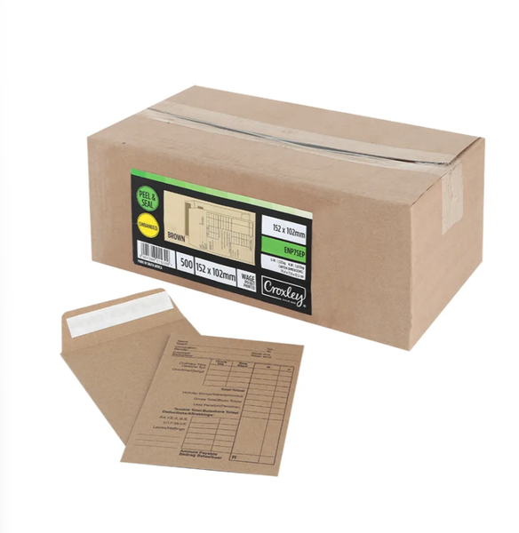 Croxley - Wage Printed Envelope (110mm x 152mm) Box Of 500
