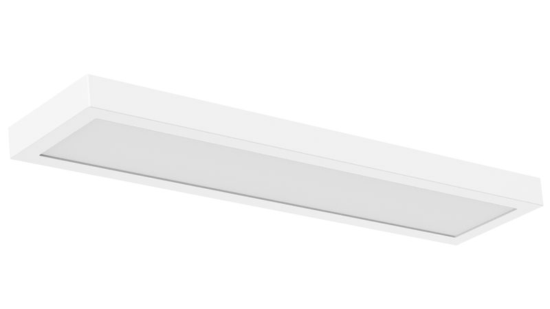 600mm Ultra-Slim Matt Black or White LED Surface Panel Light