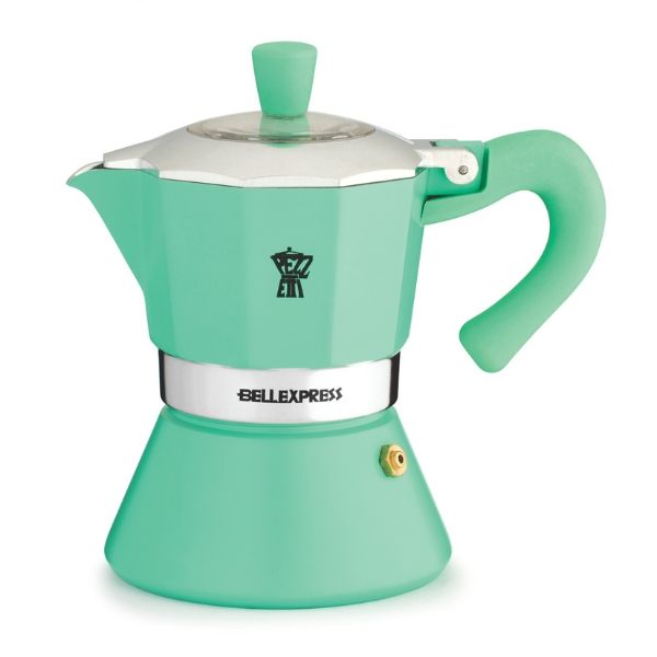 Pezzetti Belle Express 6 Cup Stove Top Coffee Maker - Green