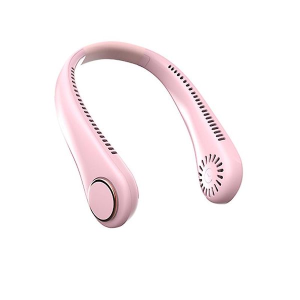 Portable Hanging Neck Fan Bladesless For Indoor &amp; Outdoor - Blue