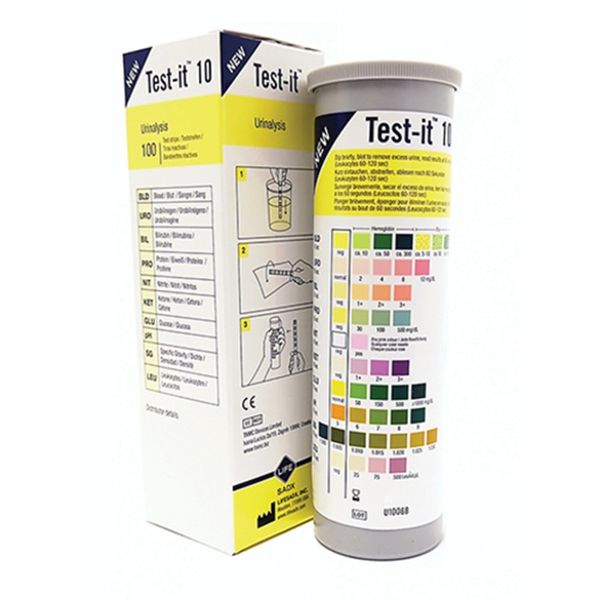 Test-It - Urinalysis 10's Parameter 100's
