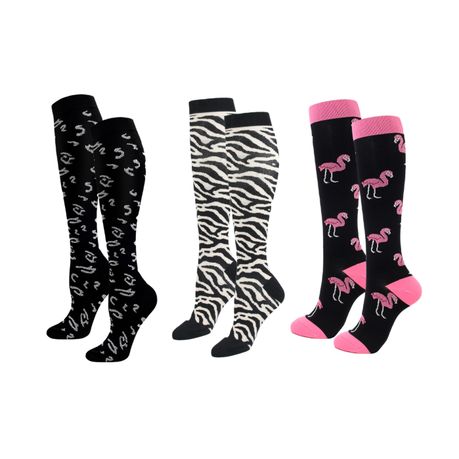 3-Pack Compression Socks Unisex Women & Men Best for Circulation Image