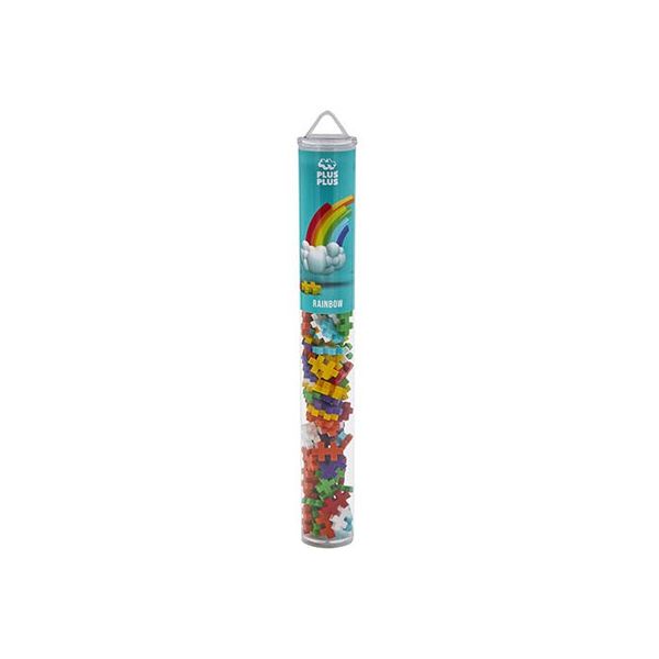 Plus Plus Rainbow Mix 100 Piece Tube