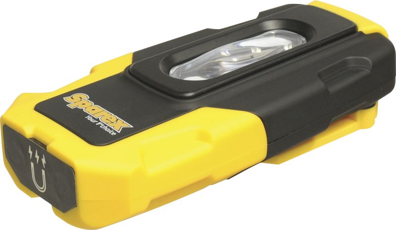 Sparex LED Rechargeable Inspection Lamp with Power Bank 200 Lumens
