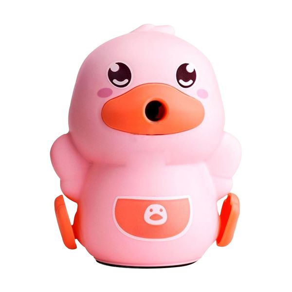 Easy-to-use Duck Cartoon Pencil Sharpener for Kids