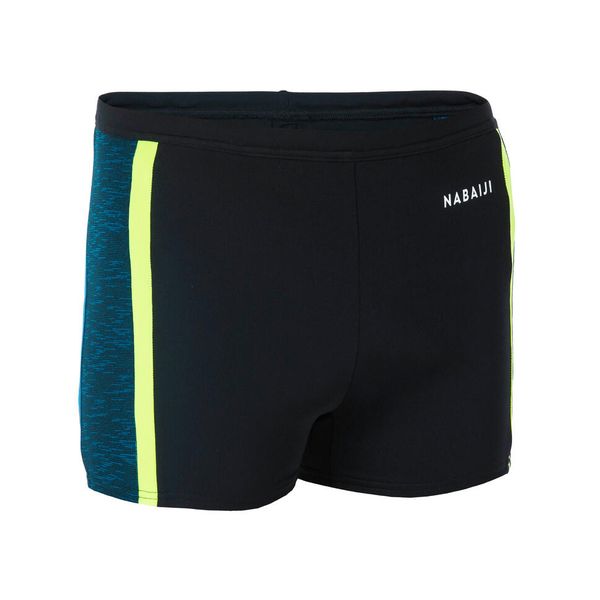 Nabaiji Men's Swimming Trunks - Black/Yellow/Blue