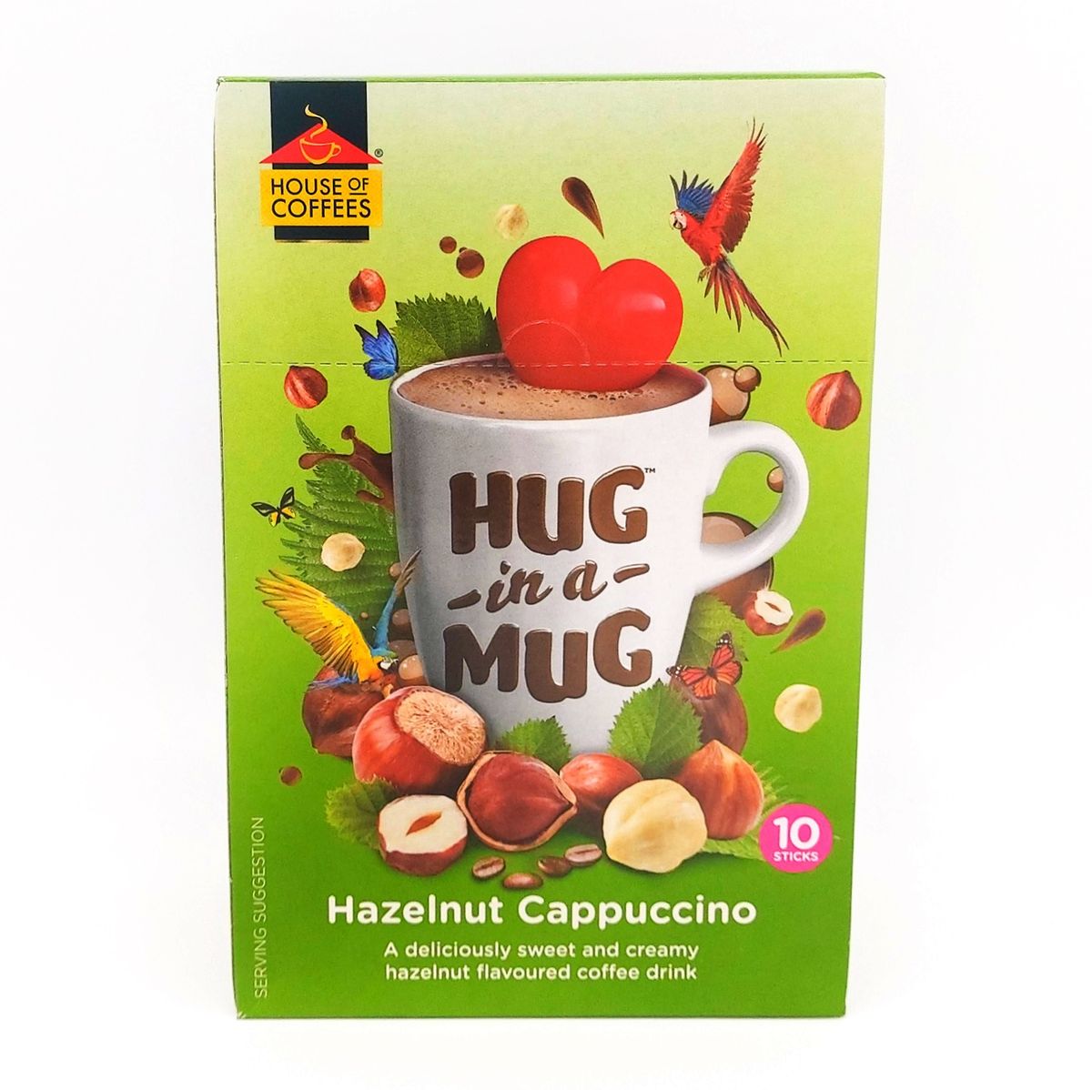 House Of Coffees Hug In A Mug Hazelnut Cappuccino (20 X 24g) 