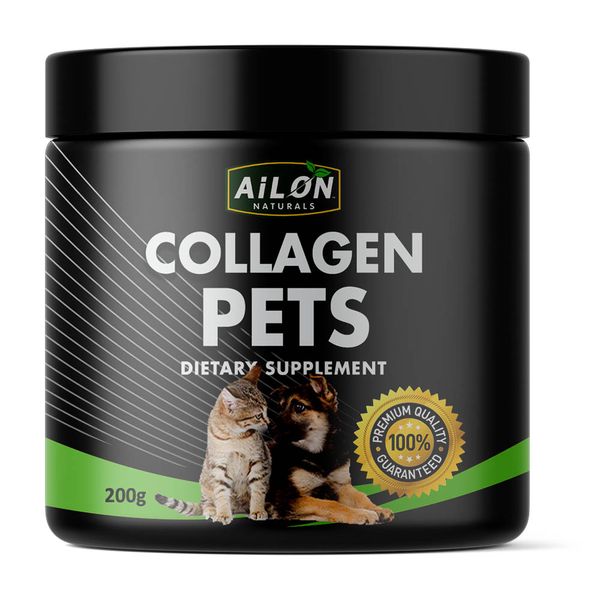 Collagen for Pets-200g -Supports Joint Mobility, Skin &amp; Coat Health,Natural