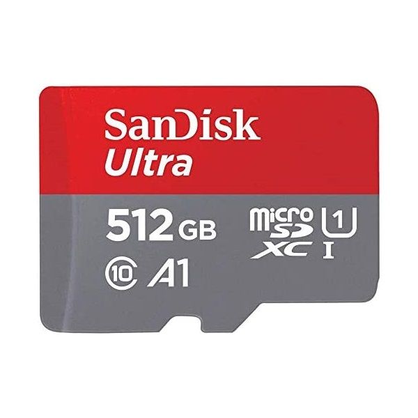 SanDisk 512GB Ultra Micro-SDXC 120MB/s A1 Class 10 UHS-I