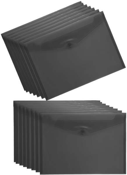 Butterfly Carry Folders - A4 160 m (Black) X15