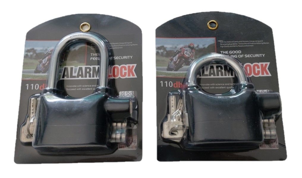 2 In 1 Motorcycle Handlebar Helmet Lock Fixed Anti-theft Security Accessories
