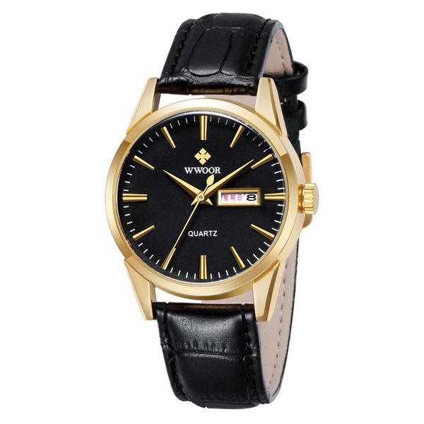 Grip Love 8801 Waterproof Men's Watch Leather Belt Weekly Calen