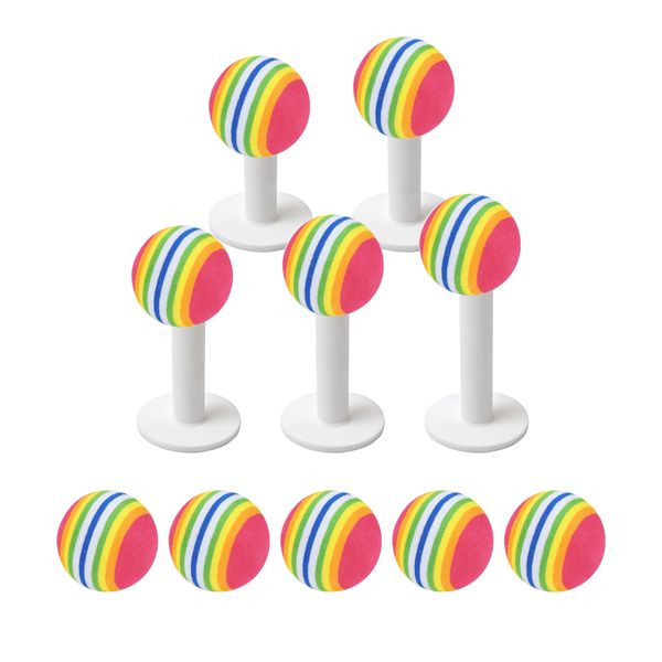 Rubber Golf Practice Tees Holder with Foam Golf Practice Balls