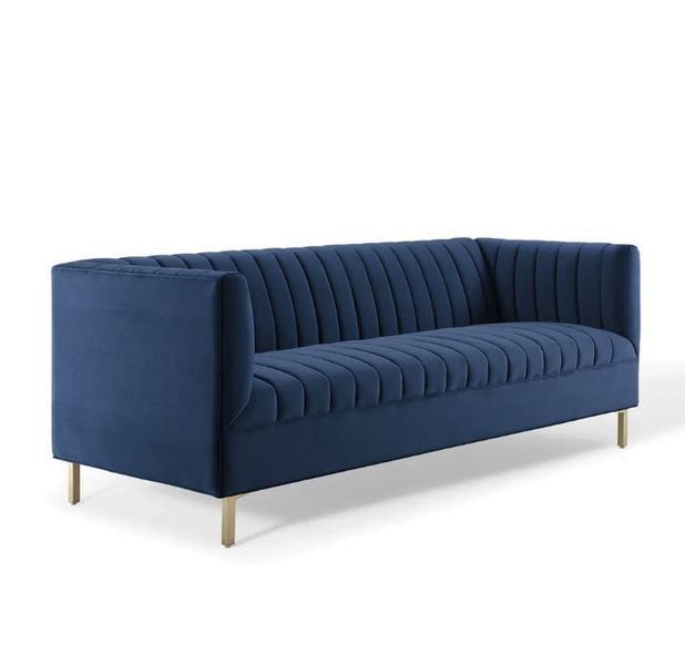 MaI Lifestyle Lazy Days 3-Seater Velvet Upholstered Sofa