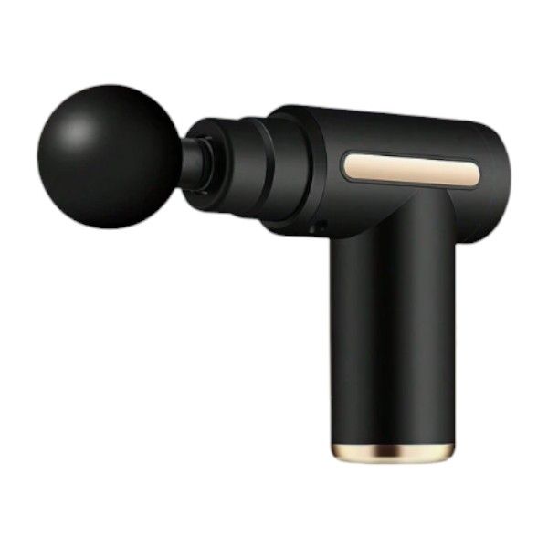 Portable Muscle Massage Gun With LED Display - Black